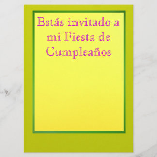 Invitación - Fiesta de Cumpleaños Einladung