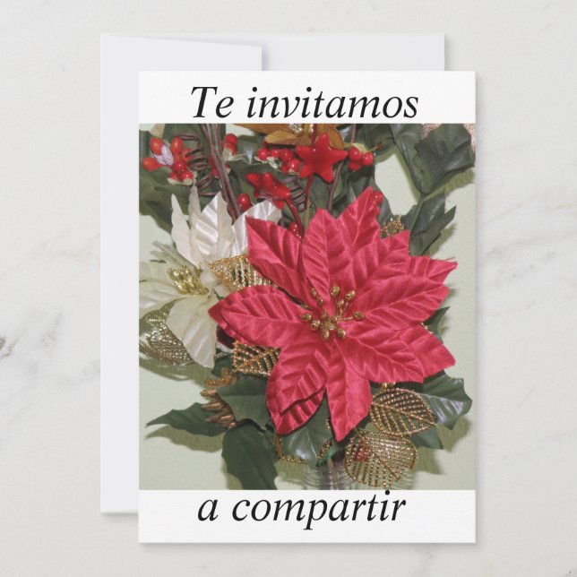 invitacion Fiesta de Navidad Einladung (Vorderseite)