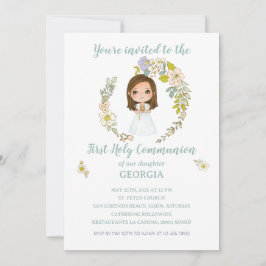 Invitación GEORGIA Primera Comunión Einladung