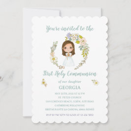 Invitación GEORGIA Primera Comunión Einladung