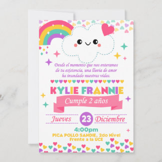 Invitación lluvia de amor  einladung