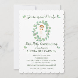 Invitación modelo Alexia Primera Comunión Einladung