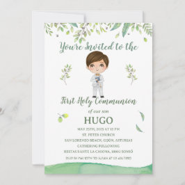 Invitación Primera Comunión HUGO Einladung