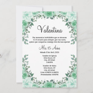 Invitación Quinceañera Einladung