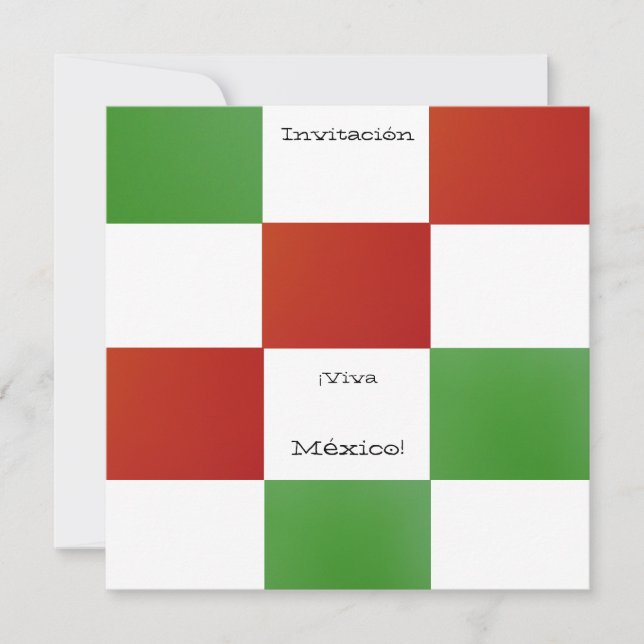 Invitación - ¡Viva México! - Fiesta de Cumpleaños Einladung (Vorderseite)