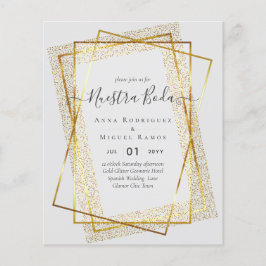 Invitaciones de Boda, spanisches Budget für Hochze Flyer