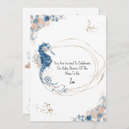 Invitation (12,7 x 17,8 cm) - Baby Shower Einladung