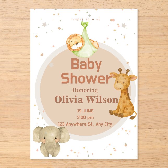 invitation acryleinladungen (Vorderseite)