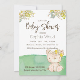 Invitation Baby Shower Little Bear Einladung