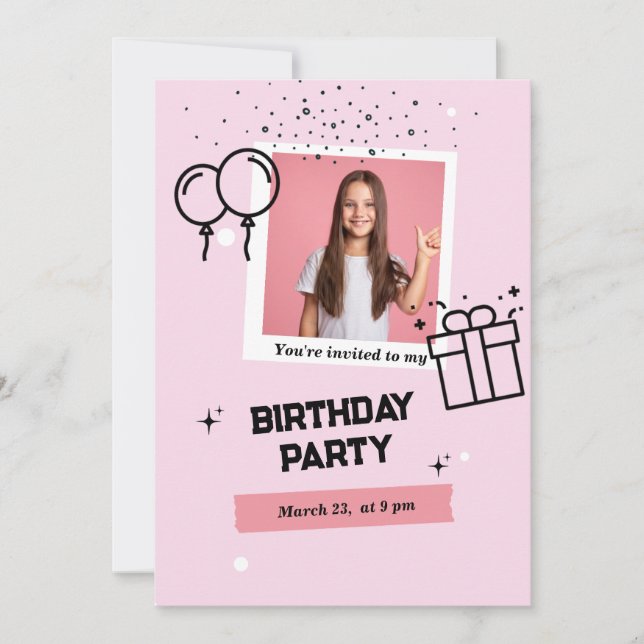 Invitation card  einladung (Vorderseite)