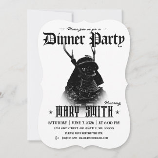 Invitation Card_Western Style (Samurai) Einladung