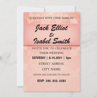 INVITATION DE MARIAGE DE LUXE EINLADUNG