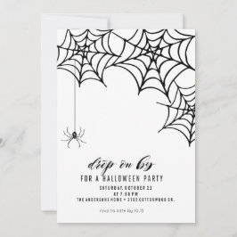 INVITATION DES SPIDER-HALLOWEEN-PARTY EINLADUNG