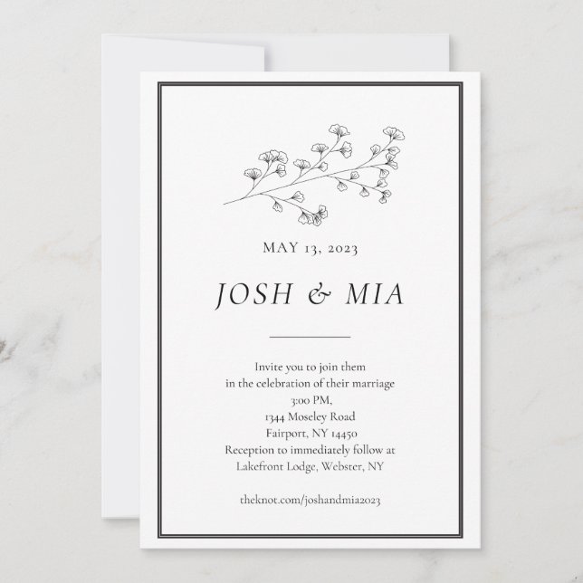 Invitation Einladung (Vorderseite)