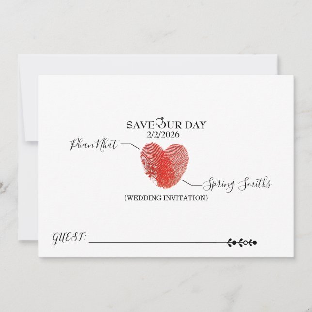 Invitation Einladung (Vorderseite)