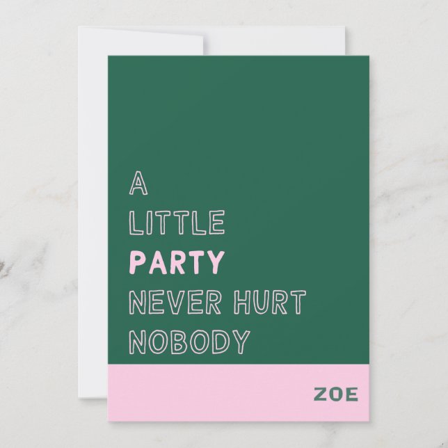 Invitation Einladung (Vorderseite)