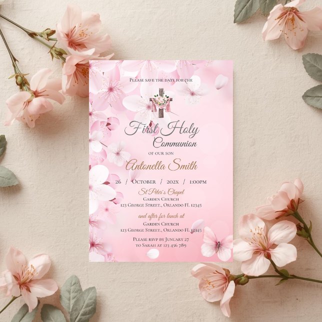 Invitation First Boy Communion Einladung (Von Creator hochgeladen)