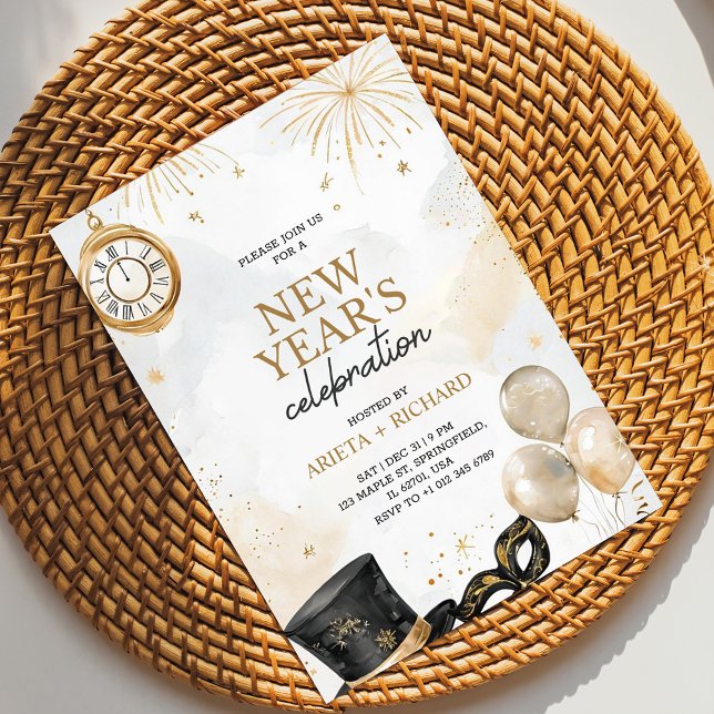 Invitation for a new year celebrations  einladung (Von Creator hochgeladen)