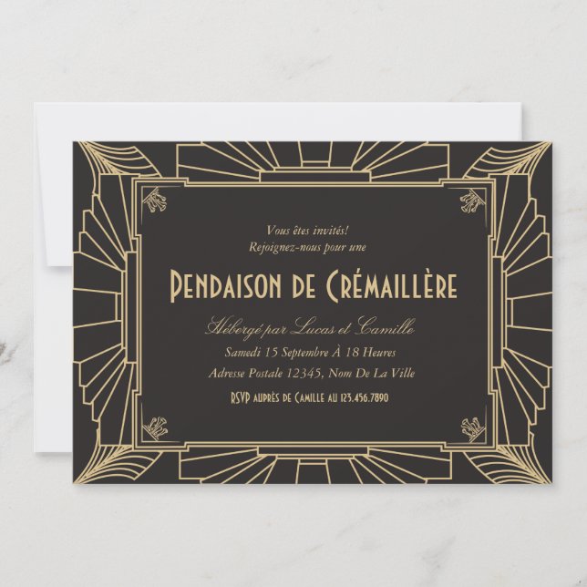 Invitation orientée de partie de pendaison de 1920 einladung (Vorderseite)
