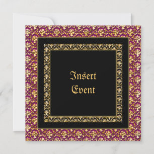 Invitation Template elegant party customizable Einladung