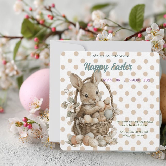 invitation to Easter with Peter Rabbit Save The Date (Von Creator hochgeladen)