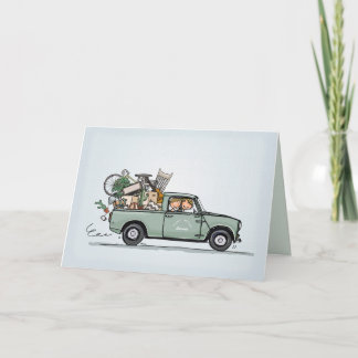 Invitation Vintage Mini Pickup Einladung