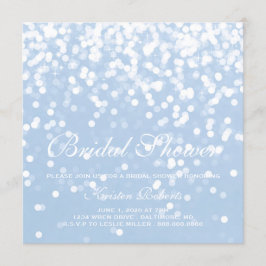 Invite - Sparkling Brautparty Blue Einladung