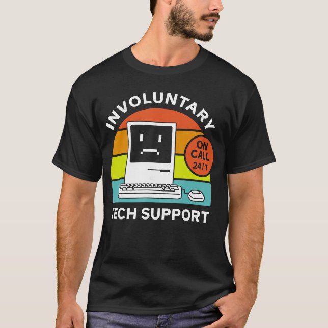 Involuntaryech Support funny T-Shirt (Vorderseite)