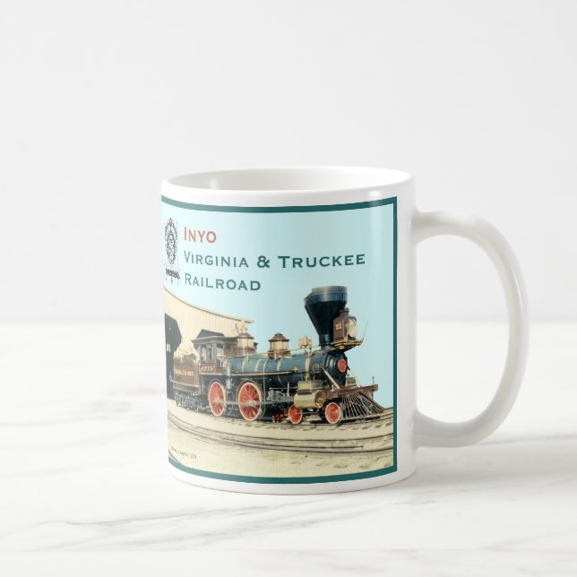 Inyo-Virginia und Truckee Eisenbahn-Motor-Tasse Kaffeetasse (Rechts)