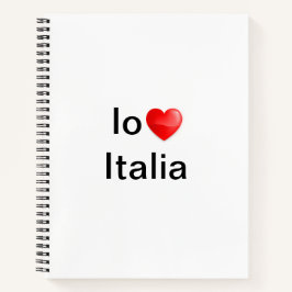 Io amo Italia Notizbuch