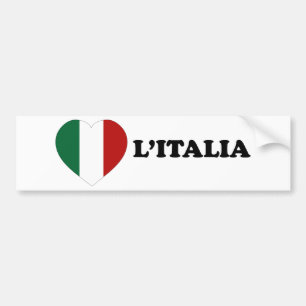Io-Amo Italien Autoaufkleber