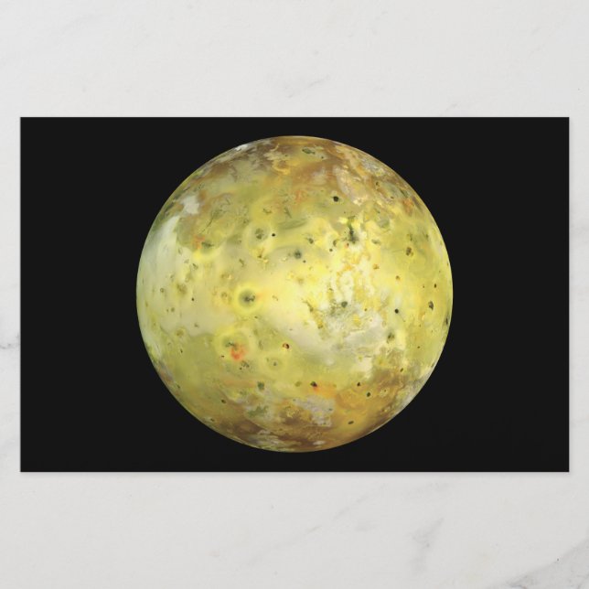 Io (Jupitermond) Briefpapier (Vorderseite)
