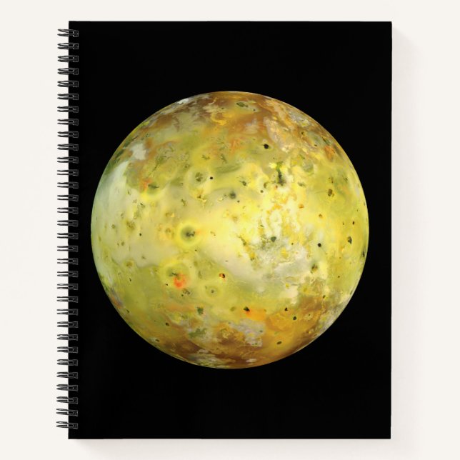 Io (Jupitermond) Notizbuch (Vorderseite)