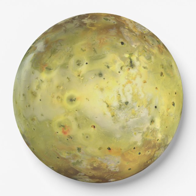 Io (Jupitermond) Pappteller (Vorderseite)