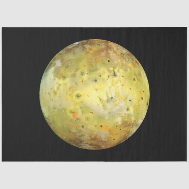 Io (Jupitermond) Seidenpapier (Vorderseite)