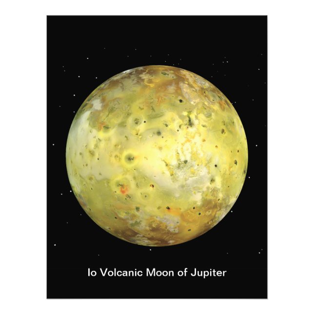 Io Vulkanmond Jupiter Fotodruck (Vorne)