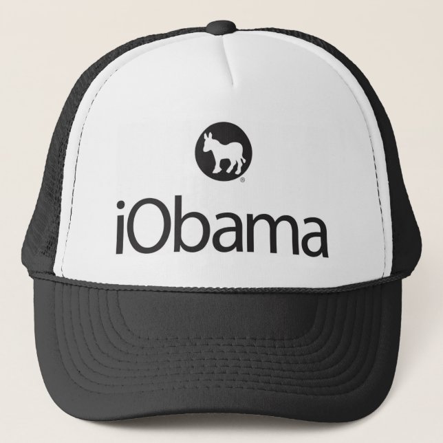 iObama Fernlastfahrer-Kappe Truckerkappe (Vorderseite)