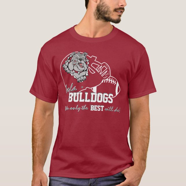 Iola Bulldoggen markiert T-Shirt 74 (Vorderseite)