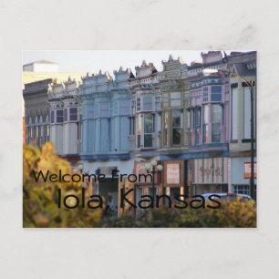Iola, Kansas Postcard Postkarte