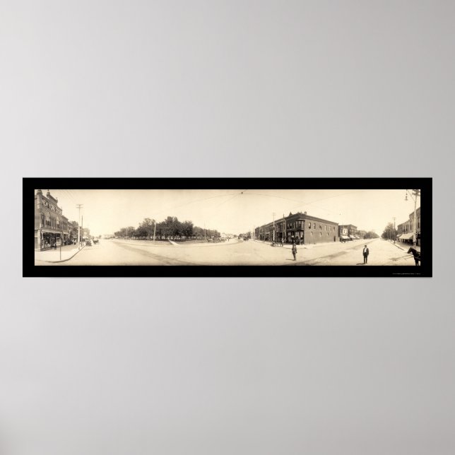 Iola, KS Foto 1909 Poster (Vorne)