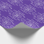 Ioliter Hochzeitstag 21 Jahre Liebe lila Geschenkpapier<br><div class="desc">Iolite feiert 21 Jahre Liebe Jubiläum lila Packpapier. Einfache Kontur Herzstein Effekt Linie Kunst Grafik lila und weiß 21. Hochzeitstag Packpapier. Passen Sie mit Ihren zwanzig einundzwanzig Ehenamen und Ehe von und zu Jahren an. Der 21. Hochzeitstag ist mit dem Edelsteiniolit verbunden und das Herz symbolisiert Liebe. Grafik und Design...</div>