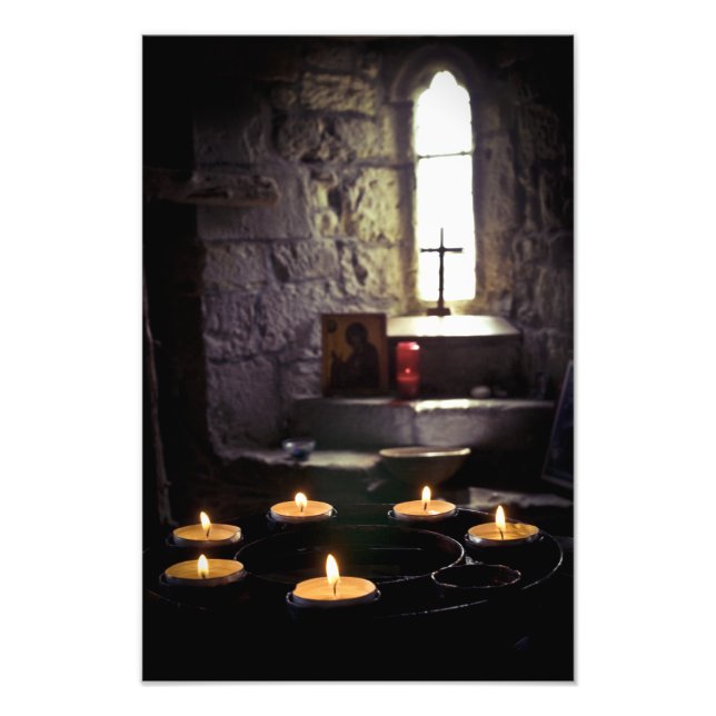 Iona Abbey Candles Fotodruck (Vorne)