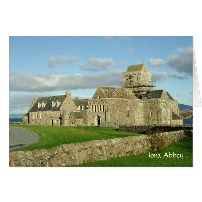Iona Abbey Card (Vorderseite (Horizontal))