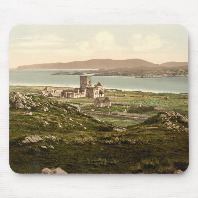 Iona Abtei, Argyll und hochgebogene Hinterkante, Mousepad (Vorne)