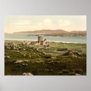 Iona Abtei, Argyll und hochgebogene Hinterkante, Poster