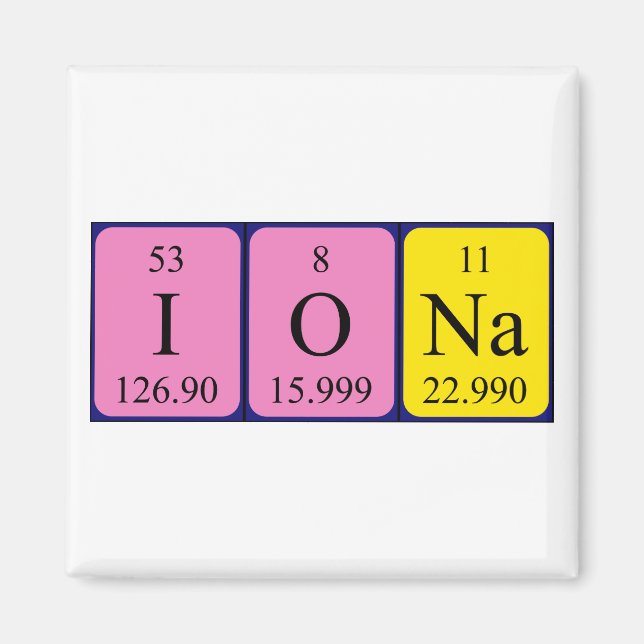 Iona-Periodenmagnet Magnet (Vorne)