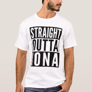 Iona Straight Outta Uni University Alumni T-Shirt