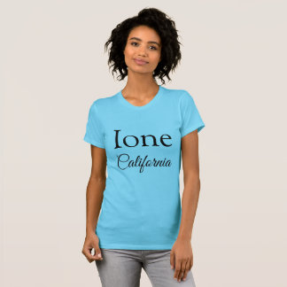 Ione California Name Stadt Gold Land T-Shirt