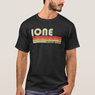 IONE Name Personalisiert Retro Vintag 80er 90S Geb T-Shirt