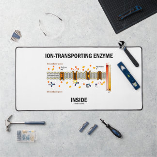 Ionentransportierungsenzym im aktiven Verkehr Schreibtischunterlage
